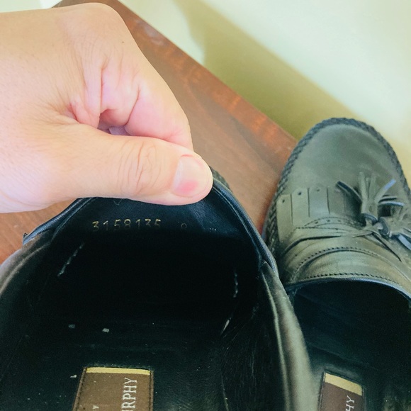 Vintage Johnston & Murphy Black Shoes with tassels - Picture 8 of 12